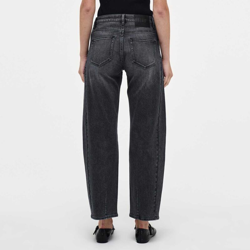 Neuw Amber Barrel Jeans Washed Black image number 1